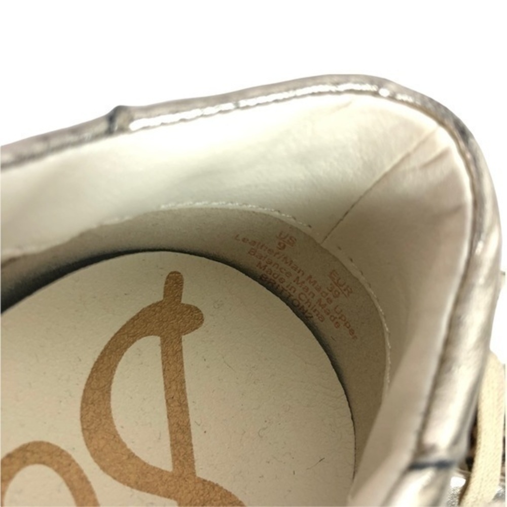 Sam Edelman Leather Leopard Gold Sneakers - Picture 10 of 11